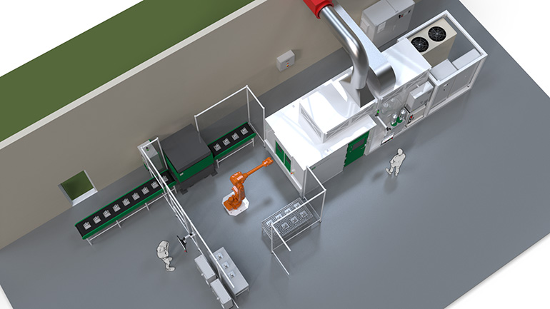 automated production cell topview